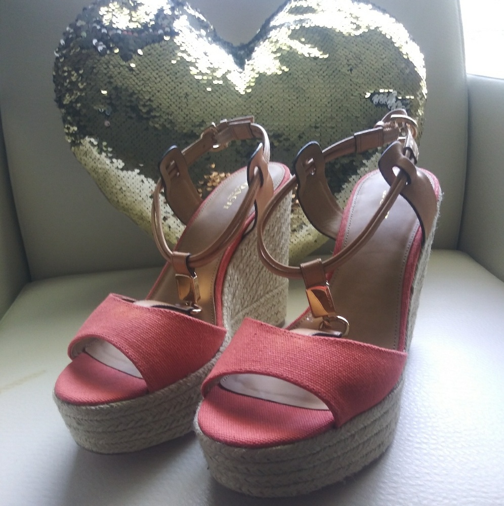 Coach Leah Canvas/ Veg Leather